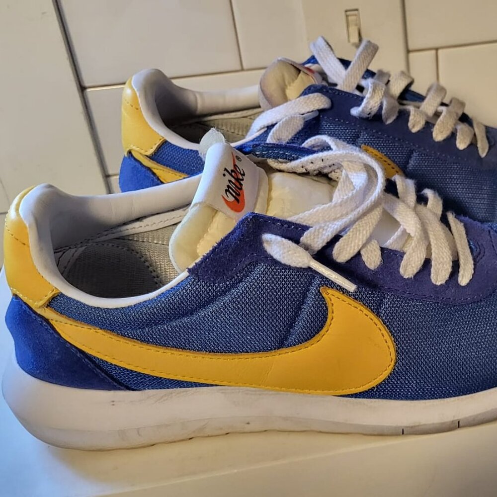 Mens Nike Roshe LD-1000 SP Blue Yellow Varsity Royal and white Maize size 10.5